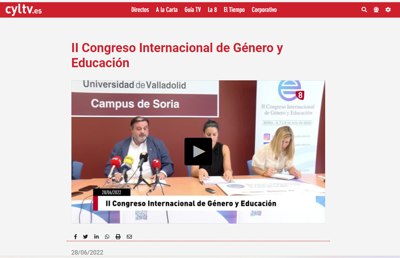 II Congreso Internacional de Género y Educación.